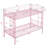 Metal Bunk Bed Pink Twin Over Twin