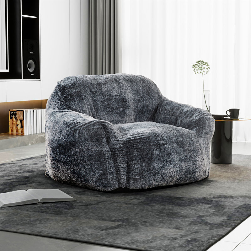 Fauteuil à billes en mousse à mémoire de forme avec accoudoirs