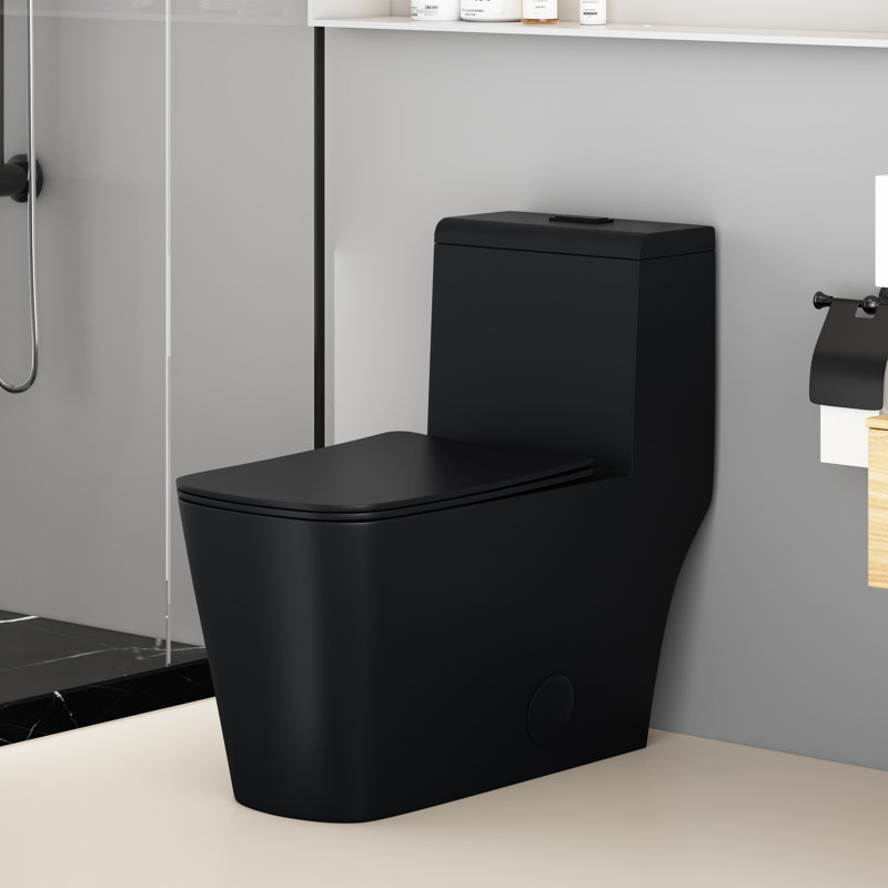 Toilette moderne une pièce à double chasse KDK Home Torando