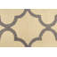 Tapis oriental crème et taupe 5X8