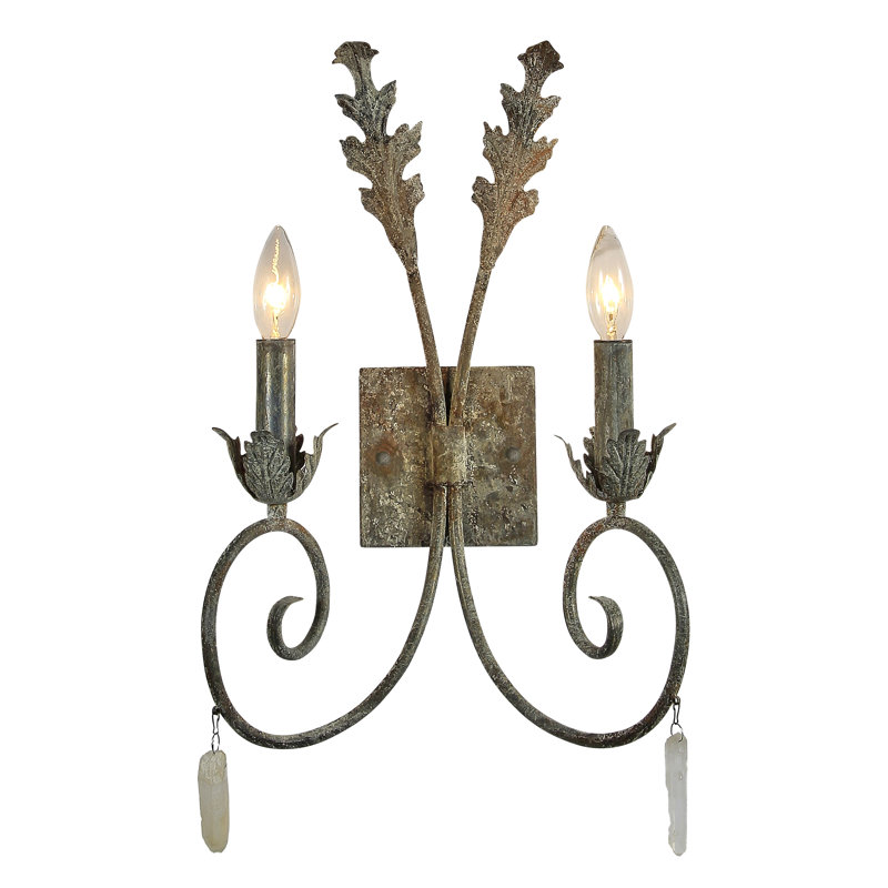 James 2 - Light Candle Wall Light, Deep Ocean