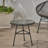 Grey Side Table With Elegant Tempered Glass Design And Stable Frame