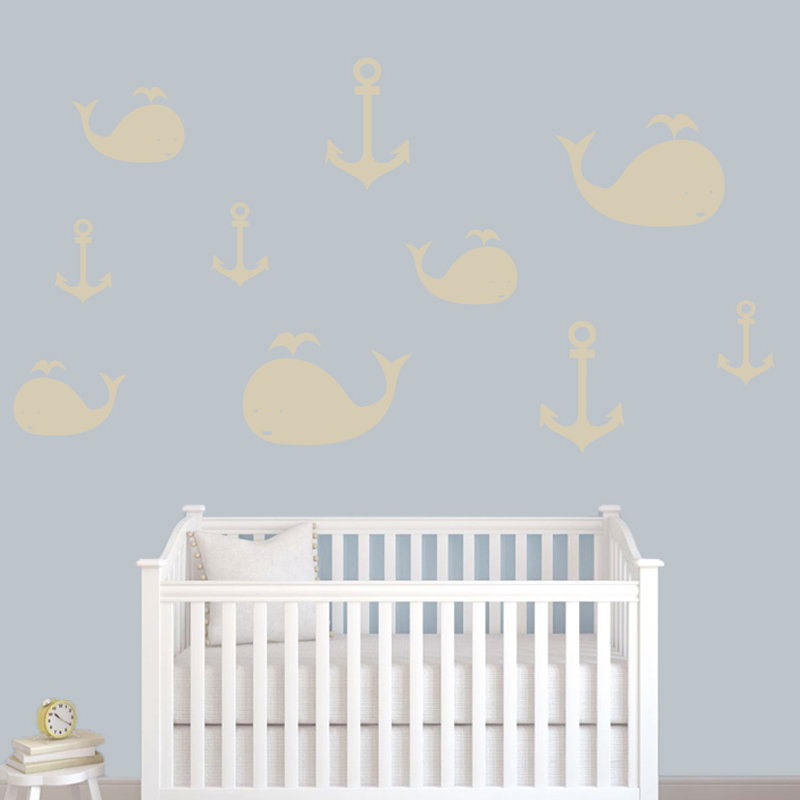 Nautical & Beach Non-Wall Damaging, Beige