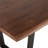 Kentae Acacia Solid Wood Top Metal Base Dining Table