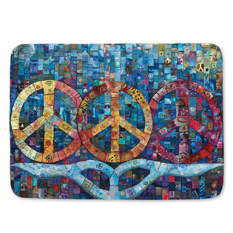 Neverson Microfiber / Microsuede Non-Slip Bath Mat, 21"W x 34"L