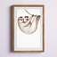 'Sloth Coffee' Framed Print-523546647