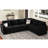 L-Shaped Modular Sleeper Sectional-101957147