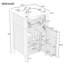 Meuble-lavabo en bois 20 po avec évier - Pieds solides, tiroir inclinable, tablette réglable, prêt pour la petite salle de bain