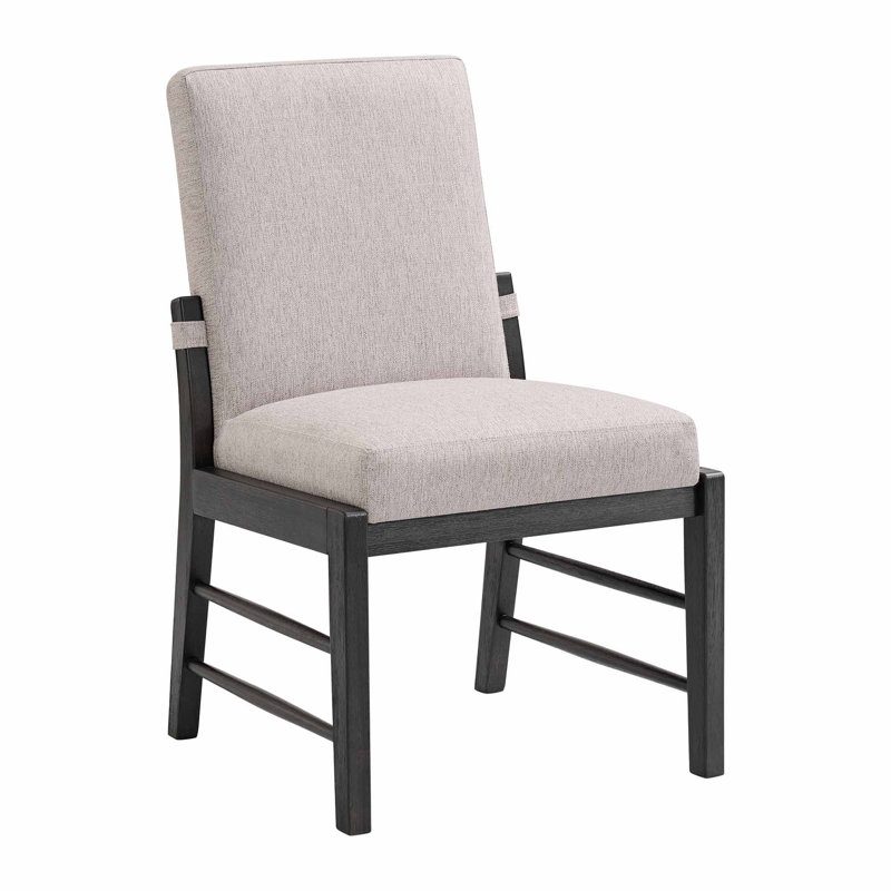 Chaise rembourrée Catriona, Noir