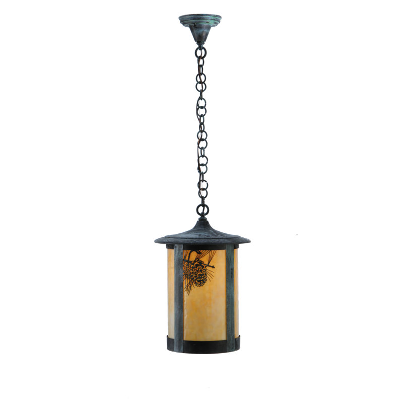 Luminaire suspendu cylindrique à 1 lumière Dragic