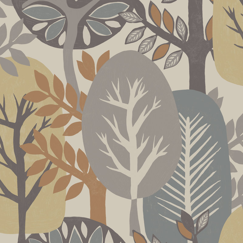 Papier peint Antibes Nature Forest, Beige