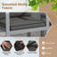 Chaise de patio avec coussins Welbert