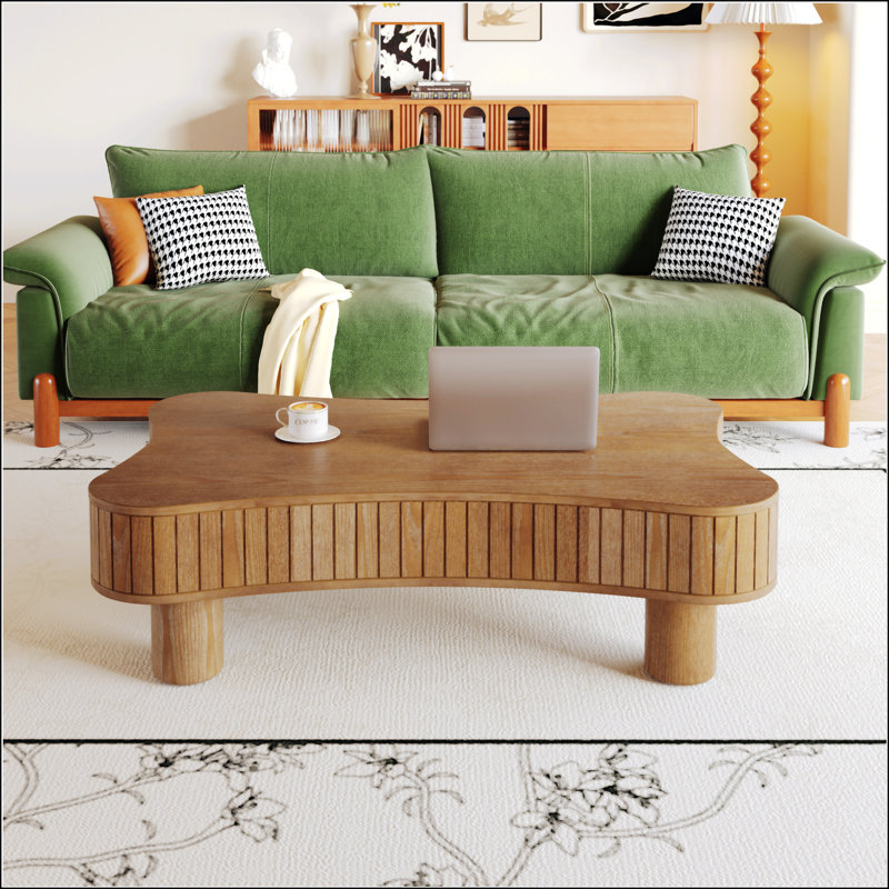 Table basse à plateau relevable, Noyer