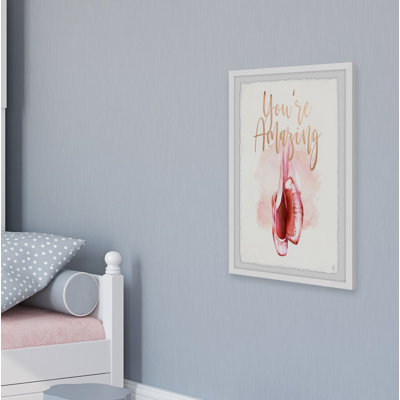Malcom Amazing Ballet Shoes Framed Print