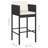 Garden Bar Set 3 Piece with Cushions Table and Chair Seat-2026685776
