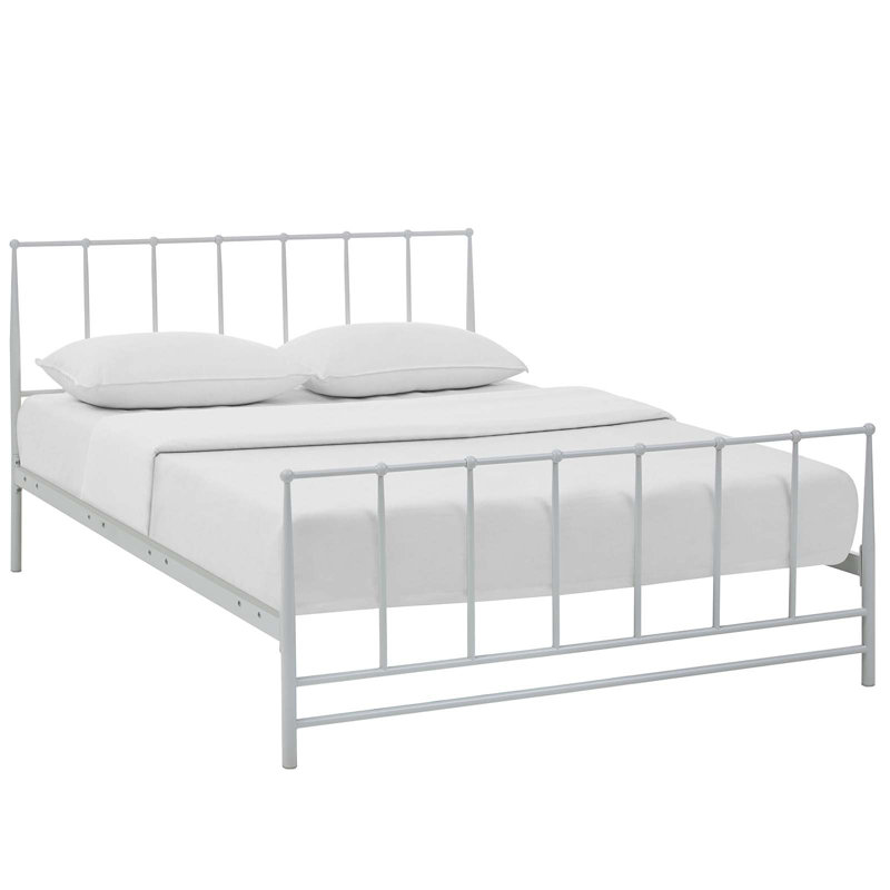 Estate Cottage Platform Bed, Queen, White