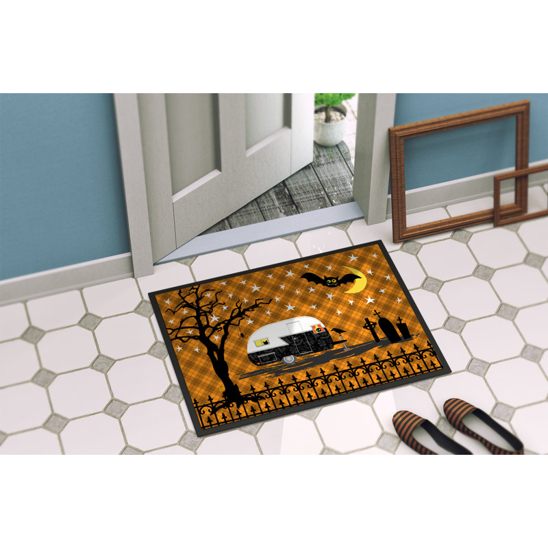 Tapis de porte d’intérieur anti-dérapant Eila, Rectangle 2 pi x 3 pi
