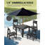 Ensemble repas pour 4 personnes Casundra Square-1742877418