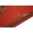 Tulon Custom Size Floral Red Low Pile Slip Resistant Runner Rugs by Feet / Rug-1065487654