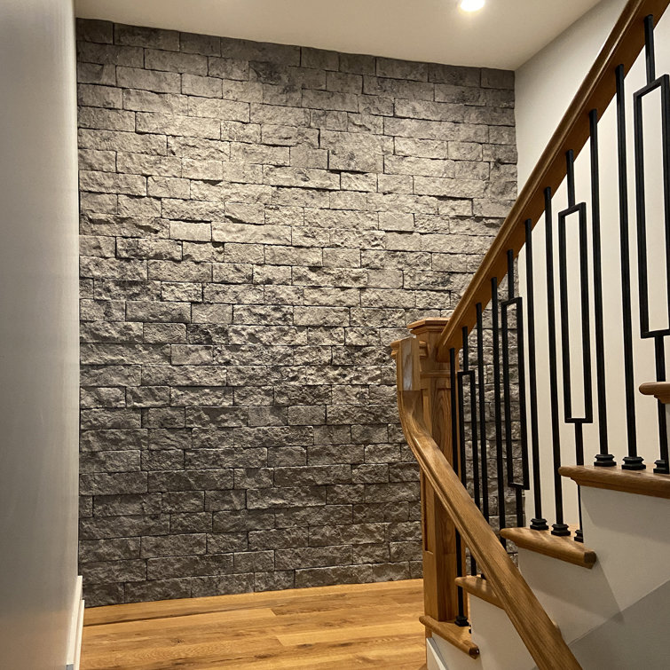 Random Width x Varying Length Faux Stone Wall Panelling