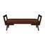 Banc rembourré 52 pouces Mid-Century