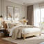 Ensemble de courtepointe en coton pour lit double / grand 3 pièces