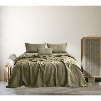 Pure Linen 4 Piece Sheet Set