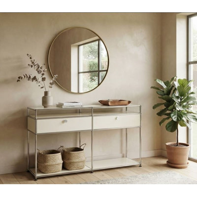 Princetown Powder Coated Steel Console Table