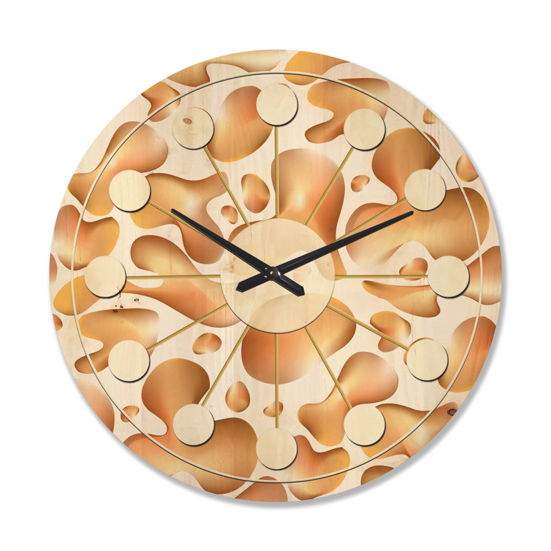 Horloge murale Mid-Century, Grand