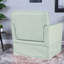 Chaises d'appoint confortables, structure en bois rembourrée, chaise de lecture moderne