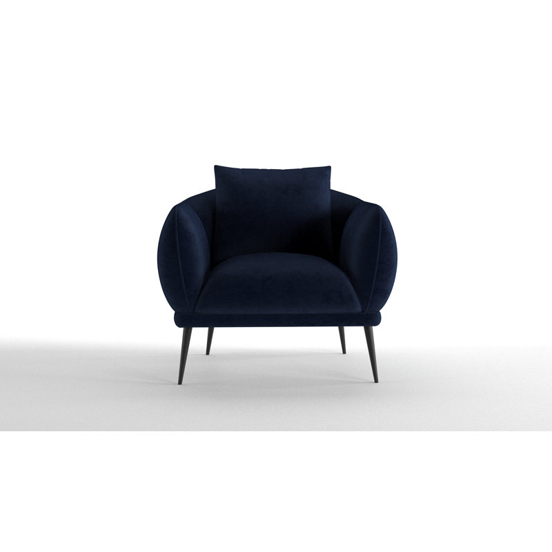 Fix Upholstered Armchair, Dark Blue