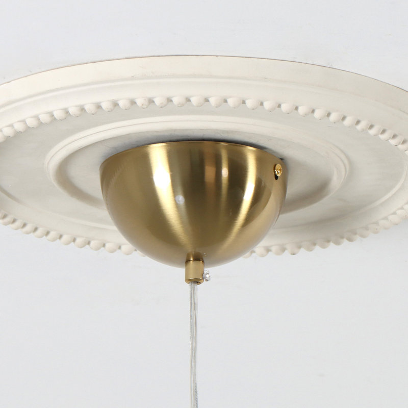Fribley 1-Light 9.8 Inch Luxury Natural Capiz Shell Chandelier Seashell Pendant Lighting