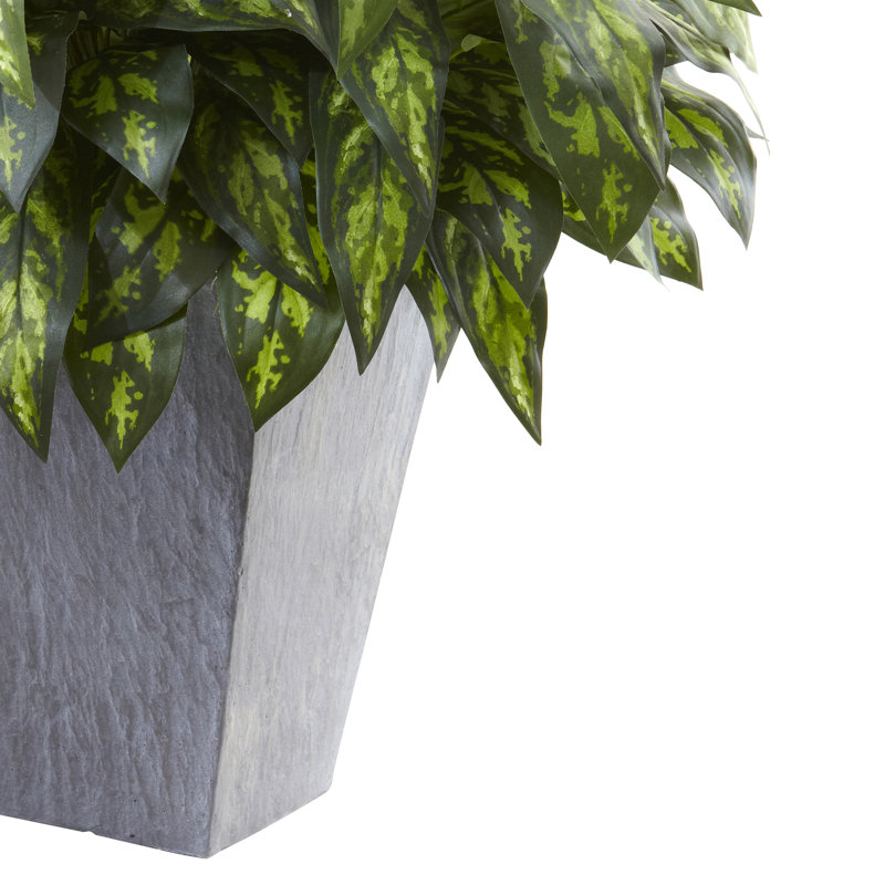 Plante à feuillage artificiel 19 po en pot