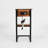 Solid Wood Top End Table and Built-In Outlets