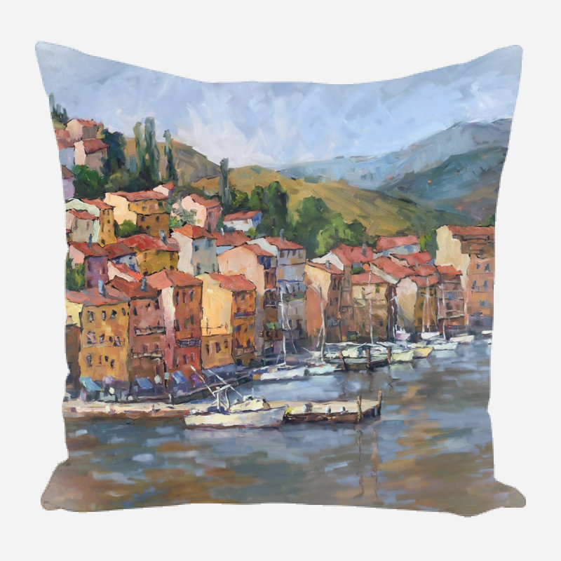 Linen Square Pillow Cover & Insert, 9" x 9"