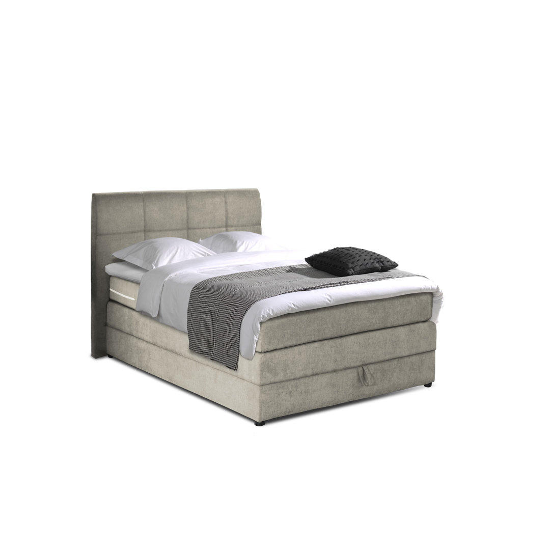 Boxspringbett  mit Topper und Bettkasten