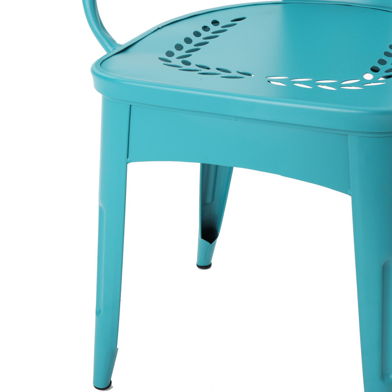 Table et chaises d'extérieur en fer Kd 3 pièces