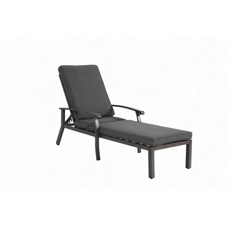 Méridienne en aluminium coulé, Gris