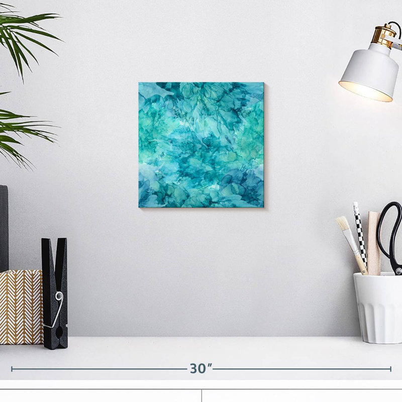 Blue Hues, 10" H x 10" W