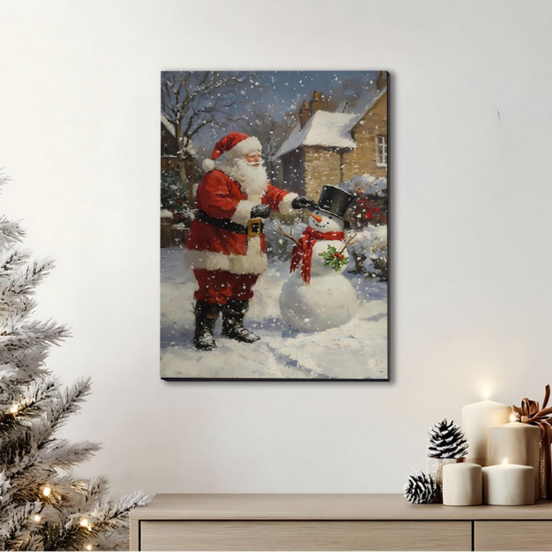 «Winter Christmas», art mural 24 po x 36 po