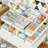 14-Piece Foldable Fabric Drawer Organizer Set - Closet And Dresser Dividers For Clothing, Underwear, Socks, And Accessories