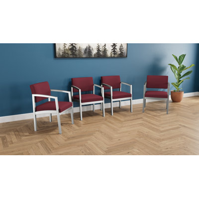 Lenox Steel Waiting Reception Commercial Grade Furniture Set | 4-Guest Chair
