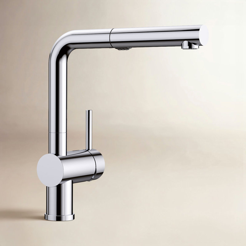 Robinet de cuisine à double jet Linus, Chrome