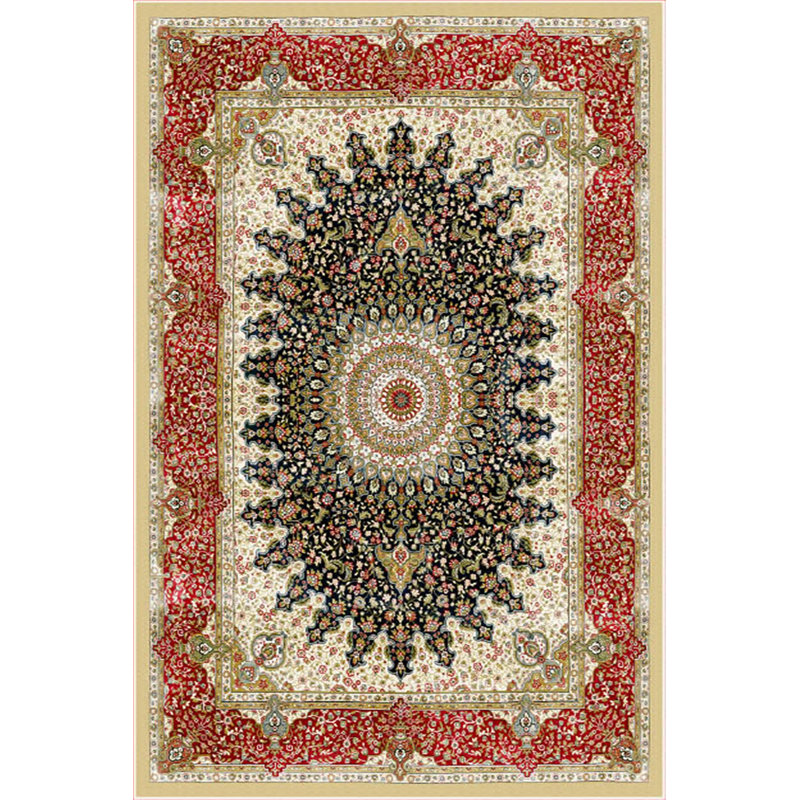 Luxurious Velvet Area Rug, 5.9 x 9.2 Feet | 100% Velvet Fabric, 100% Cotton Sole, 0.4 in Pile Height | Antibacterial, Non-Slip, Machine Washable | Elegant 3D Digital Print for Living Room & Bedroom Decor