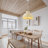 4-light Weaving Boho Dimmable Adjustable Pendant Light Chandelier