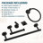 14 Pieces Bathroom Hardware Accessories Set Towel Bar Set Wall Mounted
