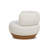 Upholstered Swivel Barrel Chair