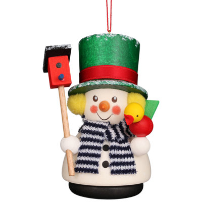 3.5'' Wood Hanging Figurine Ornament