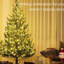 Arbre de Noël de 7 pi, 2931 pointes, 310 avec différents modes, assemblage rapide, coffre-fort pour divers décors, Fêtes