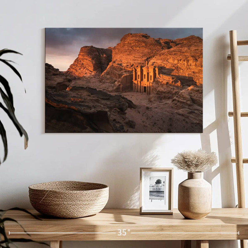 Adella Ancient Ad Deir Ruins, 16" H x 24" W